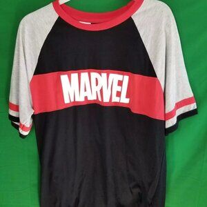 Disney Parks Men's Size XL Shanghai 2020 Marvel Ringer T-Shirt Our Universe